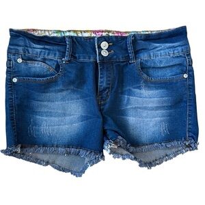 P&P Jeans  Denim Women's Blue Denim Shorts Size 15/16